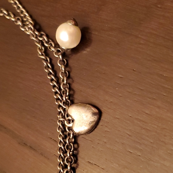 🦋5/$15 Vintage Heart Lock & Key Choker - Picture 4 of 5